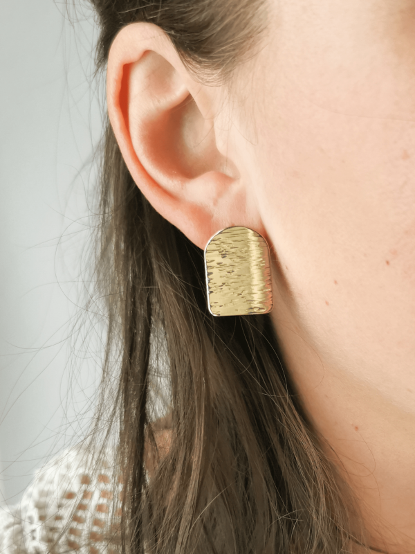 Sans titre (1920 × 2560 px)2 Boucles d'oreilles en laiton et or recyclé - Lavande