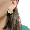 Clou d'oreille_LUNA_doré_plaqué or_recyclé1 Boucle d'oreille LUNA