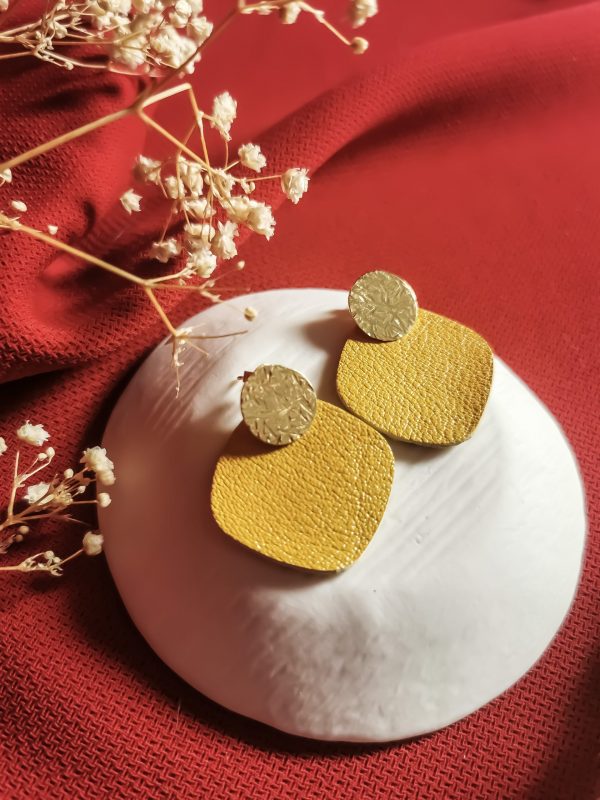 Boucles d'oreilles modulables rondes, colorés et éthiques - Lysi_1 Boucles d'oreilles modulables, colorés et éthiques - Lysi