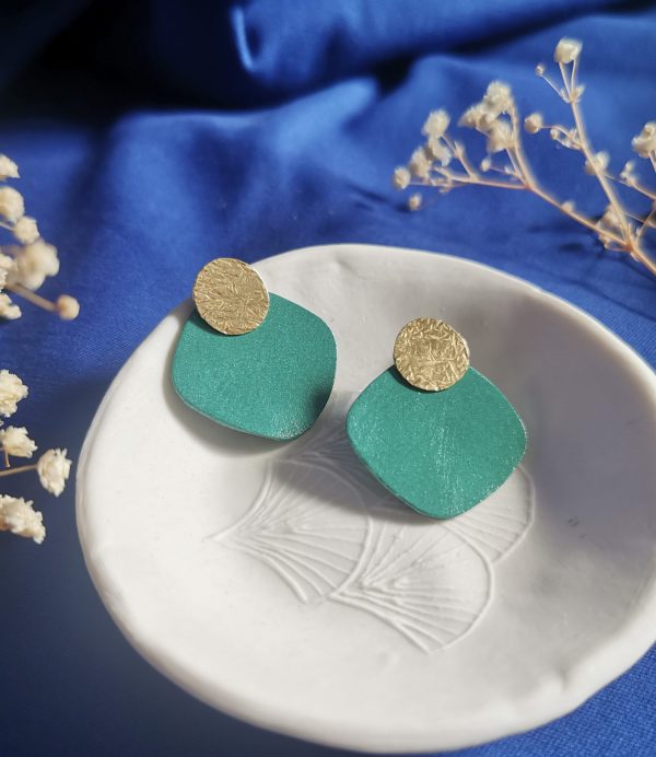 Boucles d'oreilles modulables rondes, colorés et éthiques - Lysi_17 Boucles d'oreilles modulables, colorés et éthiques - Lysi