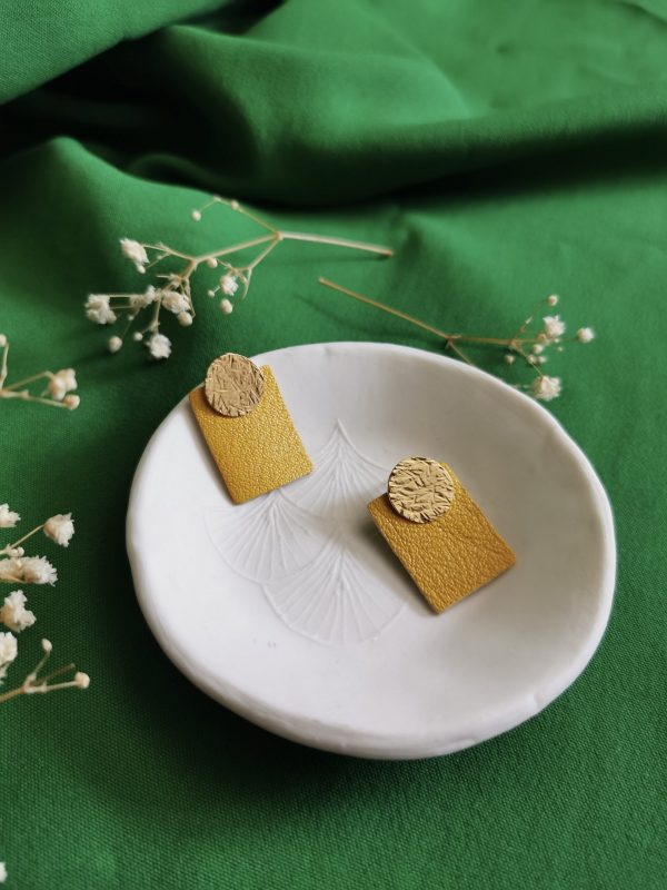 Boucles d'oreilles modulables rondes colorés et éthiques_Lysa_4 Boucles d'oreilles modulables rondes et colorés - Lysa