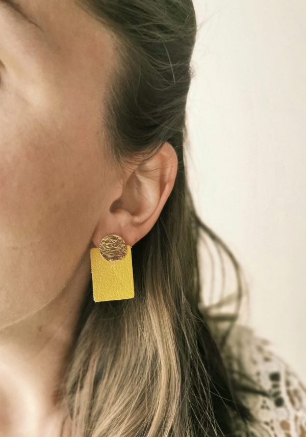 Boucles d'oreilles modulables rondes colorés et éthiques_Lysa_8 Boucles d'oreilles modulables rondes et colorés - Lysa